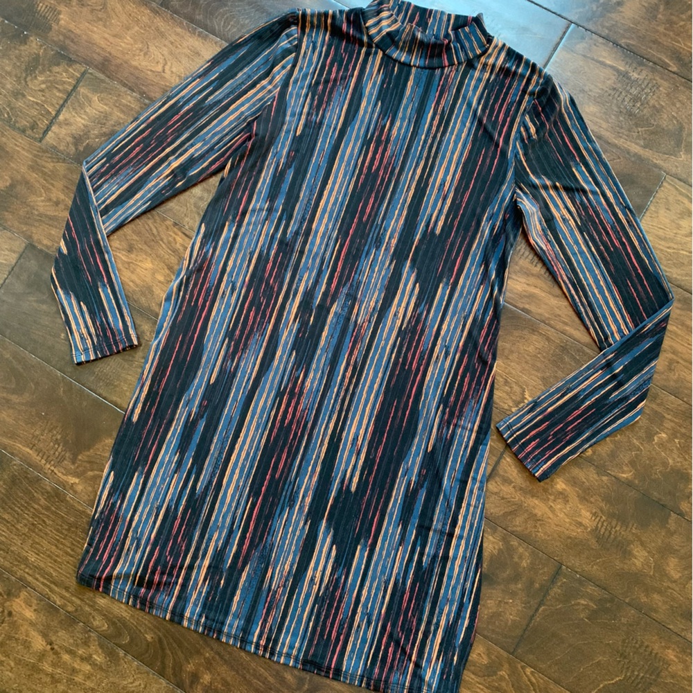 BCBGeneration Striped LongSleeve Dress Size Small